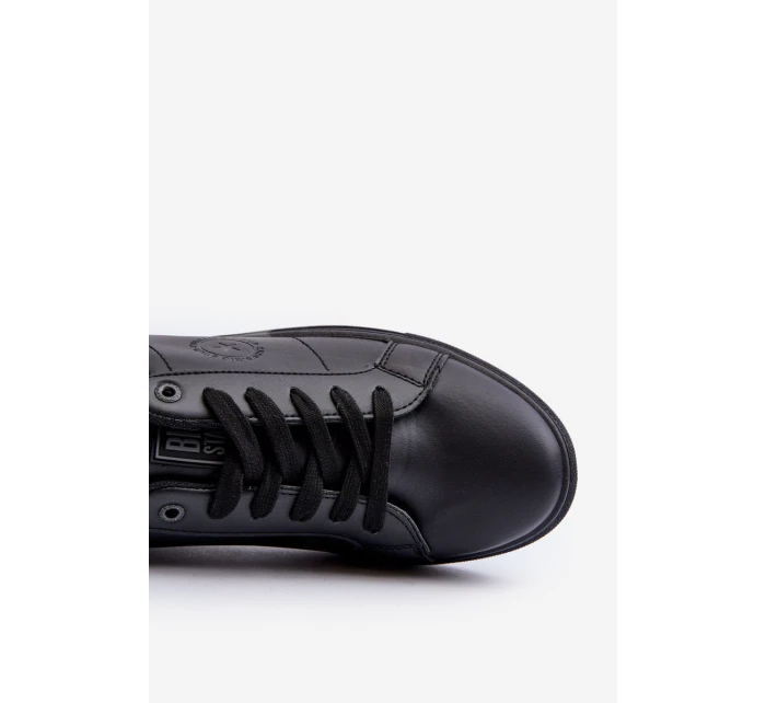 Nízké pánské tenisky z ekologické kůže Big Star model 21653618 černé - Big Star Shoes