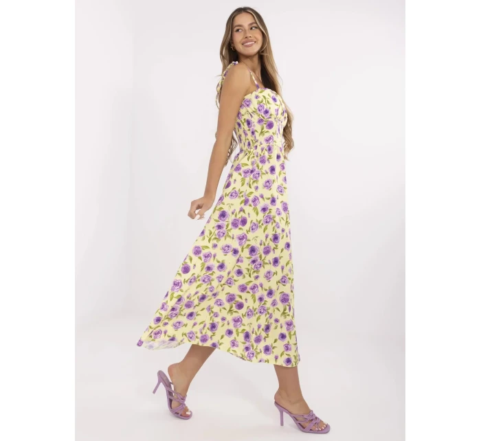 Šaty MI SK 23817 3.96 svetložltá Šaty MI SK 23817 3.96 svetložltá