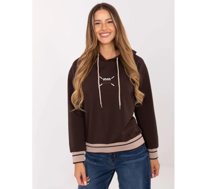 Blúzka RV BL A857.47 tmavohnedá Blúzka RV BL A857.47 tmavohnedá