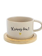 KRÁSNY DEŇ! - krémový pohár na makrónky 200 ml