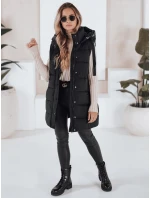 Dámska prešívaná vesta TOLIS čierna FashionStreet TY3297