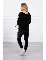 Láska velúrová súprava čierna