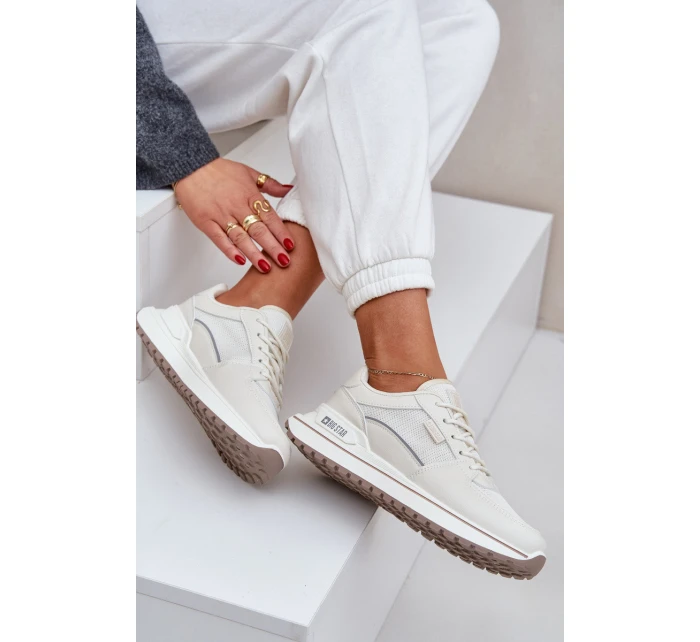 Dámské Tenisky Big Star model 21683893 Světle béžové - Big Star Shoes Dámské Tenisky Big Star model 21683893 Světle béžové - Big Star Shoes