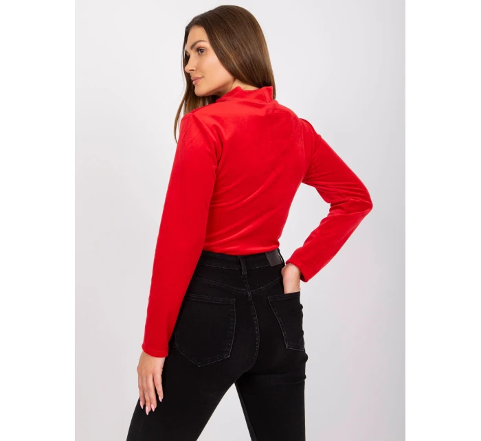 Halenka DHJ BZ model 17041705 červená - FPrice Halenka DHJ BZ model 17041705 červená - FPrice