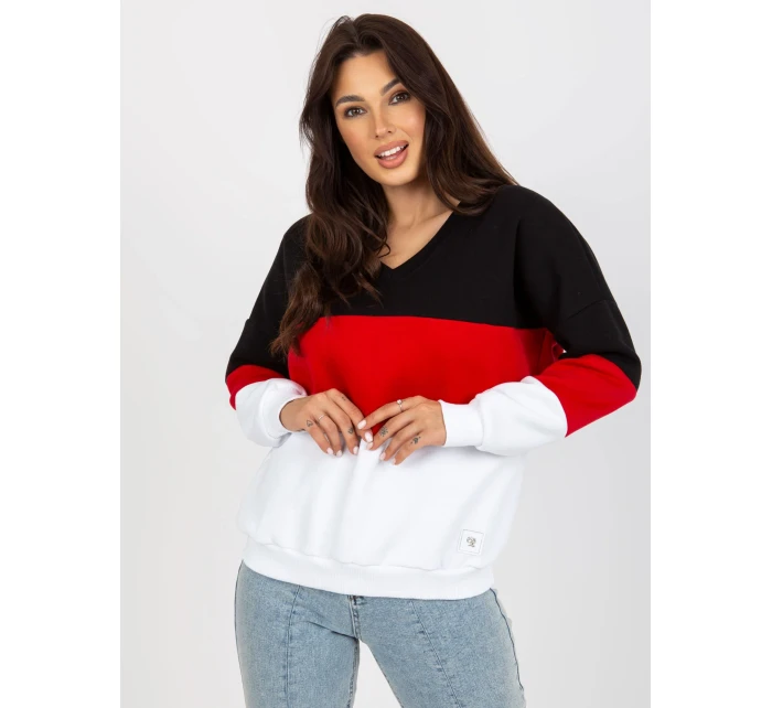 Mikina RV BL 8377.89 čierna a červená Mikina RV BL 8377.89 čierna a červená