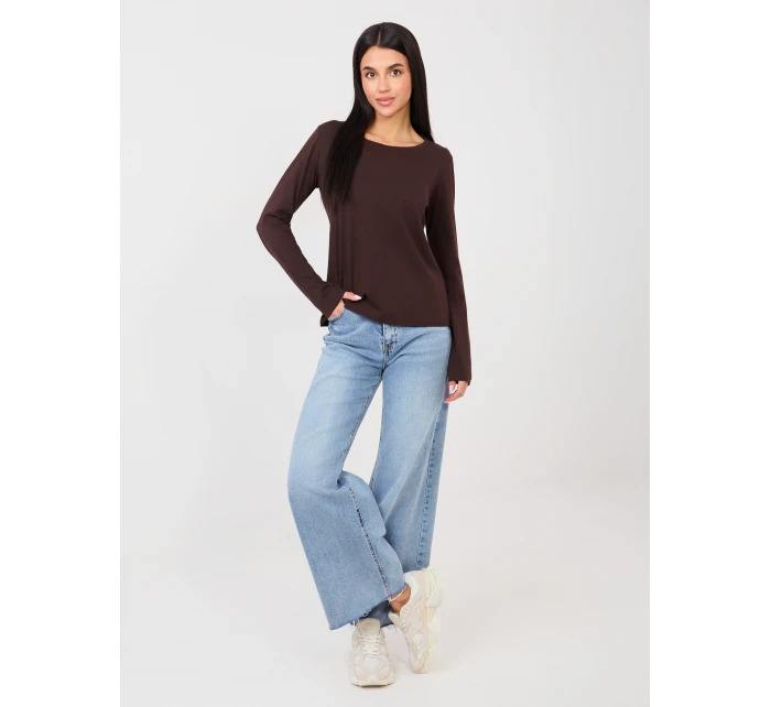 Blúzka RV BZ A1093.77 tmavohnedá