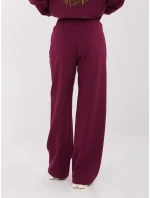 Spodnie SM SP model 21782307 bordowy - FPrice Spodnie SM SP model 21782307 bordowy - FPrice