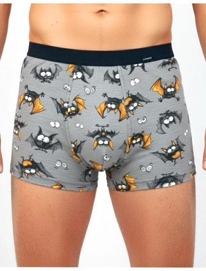 Pánské boxerky Tattoo  Šedá vzor  model 21857551 - Cornette
