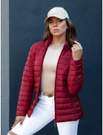 Dámska prešívaná bunda CRIMSON bordová FashionStreet TY4352