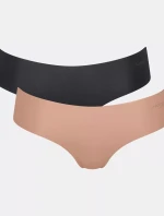 Dámske nohavičky ZERO Microfibre 2.0 Hipster C2P - BROWN - hnedo-čierna M0004 - SLOGGI