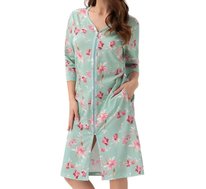 Dámsky župan 392 green extra plus - Luna