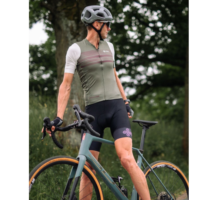 Pánský cyklistický dres Alvi-m khaki - Kilpi