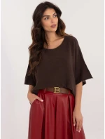 Sweter IT SW model 21877691 ciemny brązowy - FPrice