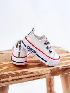 Dětské látkové tenisky BIG STAR KK374048 Bílá