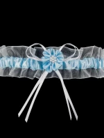 Podväzok PW-33 biely a modrý - Julimex