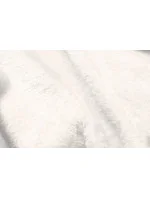 Bílý přehoz přes oblečení s kapucí la alpaka model 15820031 - S'WEST