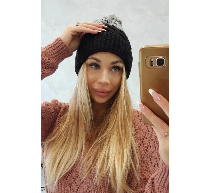 Fleecová čepice model 18749987 - K-Fashion Fleecová čepice model 18749987 - K-Fashion