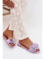 Dámské ploché s ozdobou Fialové model 22032070 - Boto