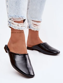 Dámské z Kůže Ploché Černé model 22102963 - Boto