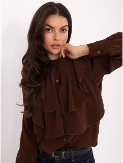 MI košeľa KS 3282.53 hnedá