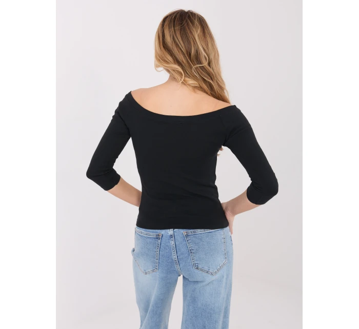 Bluzka WT BZ model 21875454 czarny - FPrice Bluzka WT BZ model 21875454 czarny - FPrice