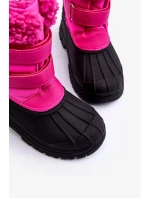 Dětské sněhule na suchý zip Big Star Fuchsia Dětské sněhule na suchý zip Big Star Fuchsia