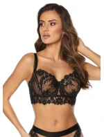 Dámská podprsenka model 19465771 Flower Lilly Černá - Kinga Dámská podprsenka model 19465771 Flower Lilly Černá - Kinga