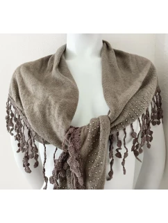 Dámský model 21731093 šátek s třásněmi - FPrice