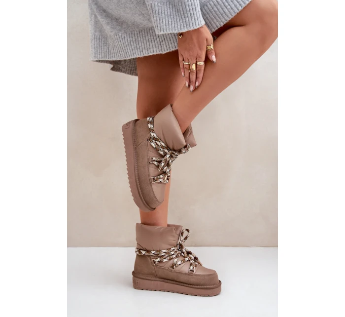 Snehové topánky model 203895 Krok vo veľkom štýle