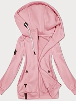 Dámska jednoduchá blúzka bez gombíkov, ružová (2311)