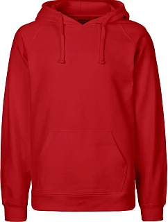 O Pánská mikina s kapucí z bio bavlny red model 22505078 - Neutral