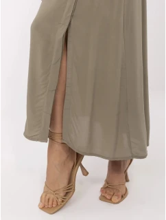 Sukňa D73761M50222A khaki