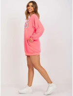 Mikina EM BL U719.82P fluo ružová