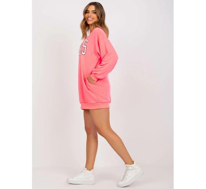 Mikina EM BL U719.82P fluo ružová