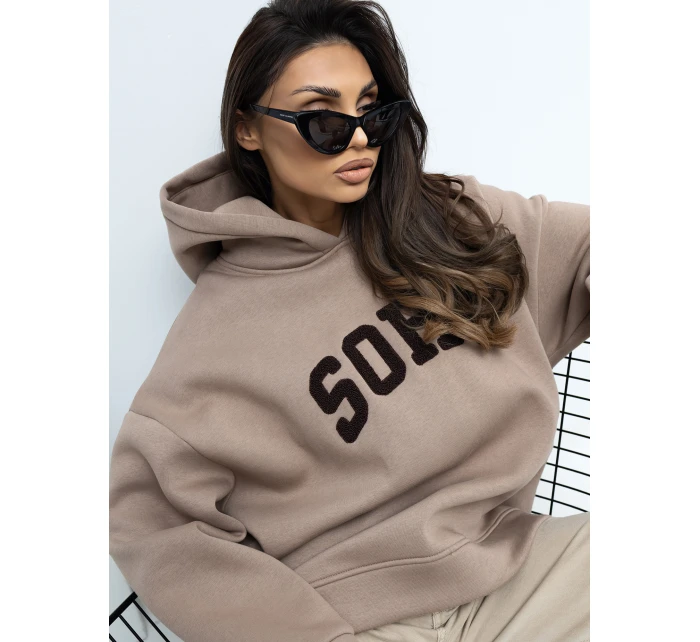 Bluza RV BL model 21777657 ciemny bezowy - FPrice Bluza RV BL model 21777657 ciemny bezowy - FPrice