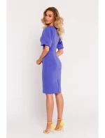 M779 Šaty s poprsím - svetlo fialové