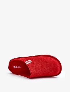 Klasické dámské pantofle Big Star červené