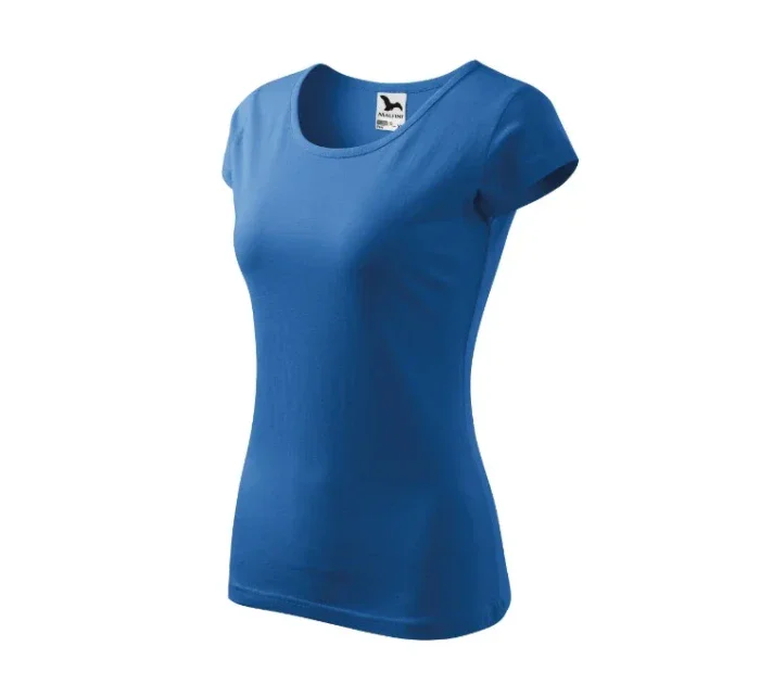Čisté tričko dámske azúrovo modré