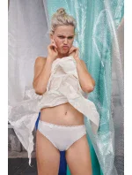 Dámske nohavičky sloggi 24/7 Cotton Lace Tai - biele - SLOGGI