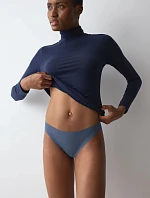 Dámske tangá Pretty Micro String Indigo Veil modrošedé – TRIUMPH