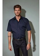 JN Popelínová business košile s krátkým rukávem 02.0 black model 22487631 - Daiber