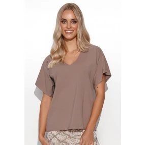 Blúzka model 178565 Macadamia Blúzka model 178565 Macadamia