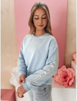 Dámská jednobarevná mikina modrá Dstreet model 21985694 - FashionStreet