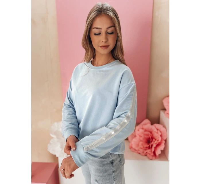 Dámská jednobarevná mikina modrá Dstreet model 21985694 - FashionStreet