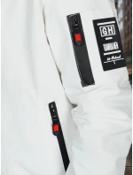 Pánská přechodná bunda bomber bílá Dstreet model 21986385 - FashionStreet