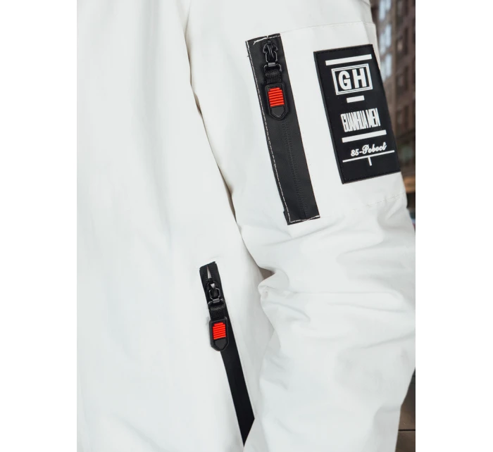 Pánská přechodná bunda bomber bílá Dstreet model 21986385 - FashionStreet