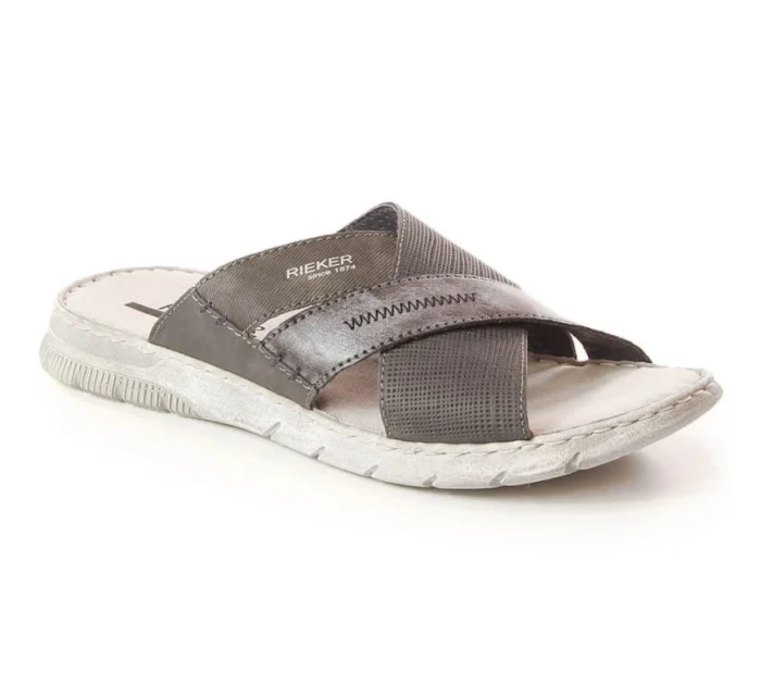 Pohodlné žabky M model 19373050 grey - Rieker