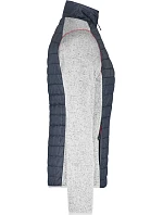 JN Dámská pletená hybridní bunda 02.0 light melange/anthracite melange model 22489300 - Daiber JN Dámská pletená hybridní bunda 02.0 light melange/anthracite melange model 22489300 - Daiber