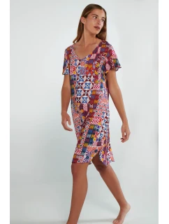 Noční košile s krátkými rukávy model 19696218 - Vamp