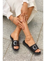 Dámské Ploché Žabky S  Černé model 21665080 - S.Barski